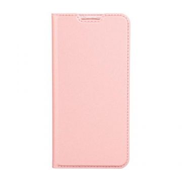 Husa Carte Dux Ducis Anti Amprenta pentru Samsung Galaxy A52 4G / A52 5G / A52s 5G, Rose Gold