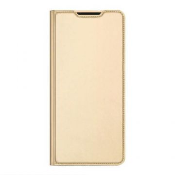 Husa Carte Dux Ducis Skin Pro, pentru Nokia X10 / X20, Piele Eco, Antiamprenta, Auriu