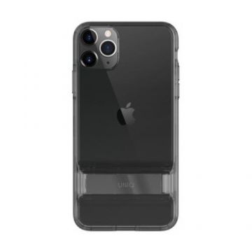 Husa Cover TPU Uniq Cabrio cu Suport Reglabil pentru iPhone 11 Pro, Gri