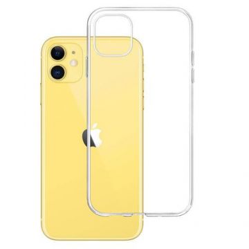 Husa de protectie 3MK Clear Case pentru iPhone 11, Transparent