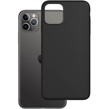 Husa de protectie 3MK Matt Case pentru Iphone 11 Pro, 1.2mm, Negru