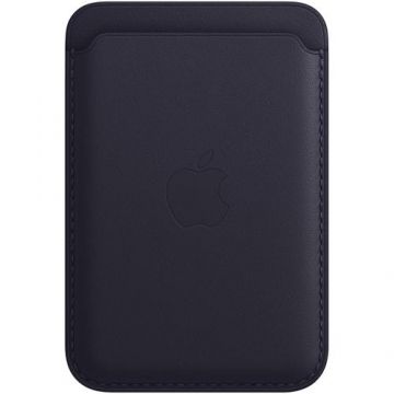 Husa de protectie Apple Leather Wallet with MagSafe, Albastru