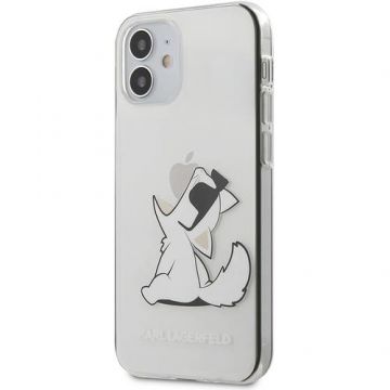 Husa de protectie Karl Lagerfeld Choupette Eat pentru Apple iPhone 12 Pro Max (Transparent)
