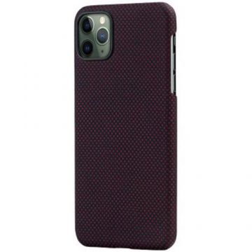 Husa de protectie Pitaka MagEZ pentru Apple iPhone 11 Pro, Car Case Magnet, Neagra/Rosie