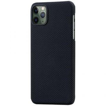 Husa de protectie Pitaka MagEZ pentru Apple iPhone 11 Pro Max, Car Case Magnet, Neagra/Gri