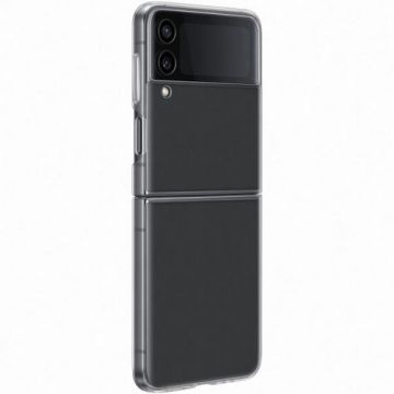 Husa de protectie Samsung Clear Slim Cover pentru Samsung Galaxy Z Flip 4, Transparent