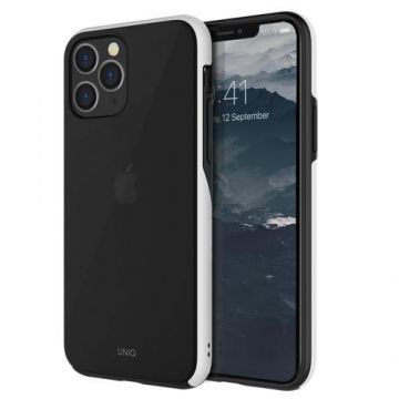 Husa de protectie UNIQ Vesto Hue pentru iPhone 11 Pro, Policarbonat, TPU, Negru/Alb