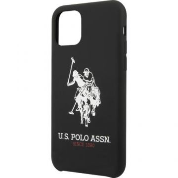 Husa de protectie US Polo Big Horse pentru iPhone 11 Pro Max, Black