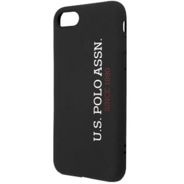 Husa de protectie US Polo Silicone pentru iPhone 7/8/SE 2, Black