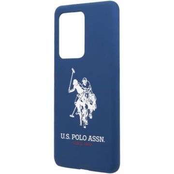 Husa de protectie US Polo Silicone pentru Samsung Galaxy S20 Ultra (Albastru)