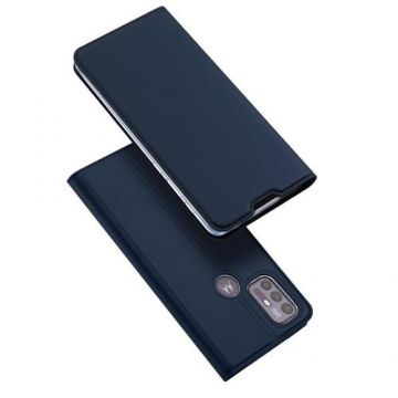 Husa Flip Cover Dux Ducis SkinPro pentru Motorola Moto G10/G30 (Albastru)