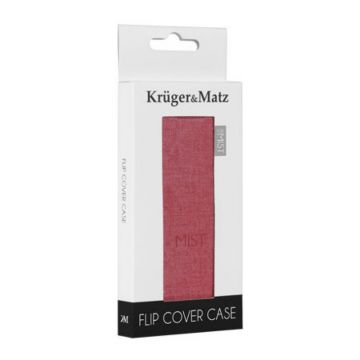 Husa Flip Cover telefon Kruger & Matz Mist, Rosu