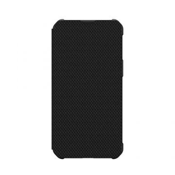 Husa Flip Cover UAG Metropolis Kevlar pentru iPhone 13 Pro Max (Negru)