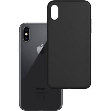 Protectie Spate 3MK Matt Case pentru Iphone XS/ X (Negru)