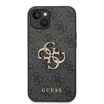 Protectie Spate Guess 4G Big Metal Logo pentru iPhone 14 Plus (Gri)