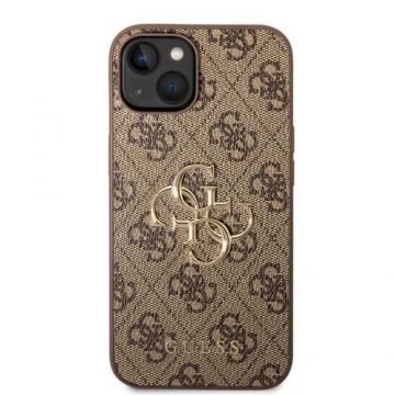 Protectie Spate Guess 4G Big Metal Logo pentru iPhone 14 Plus (Maro)