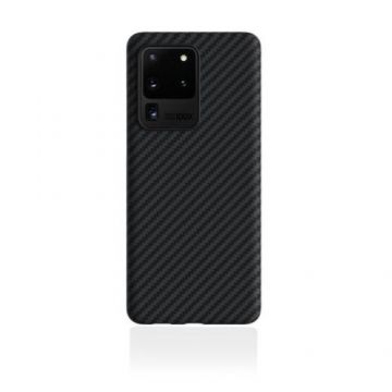 Protectie Spate MagEZ Case Pitaka pentru Galaxy S20 Ultra (Negru/Gri)