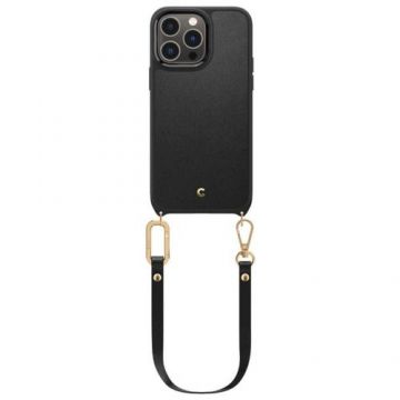 Protectie Spate Spigen Cyrill Classic Charm MagSafe compatibila cu iPhone 14 Pro Max (Negru)