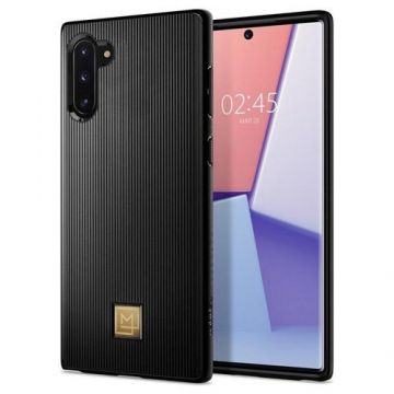 Protectie Spate Spigen La Manon Classy pentru Samsung Galaxy Note 10 (Negru)