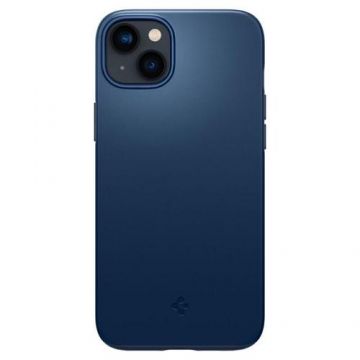 Protectie Spate Spigen Thin Fit compatibila cu iPhone 14 (Albastru)