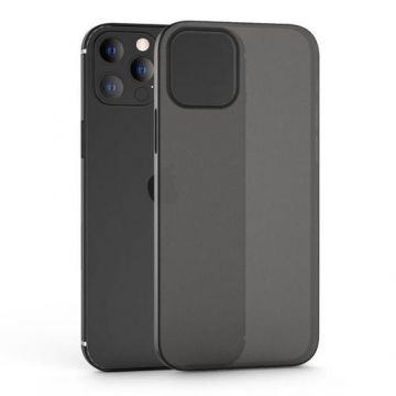Protectie Spate TECH-PROTECT UltraSlim pentru iPhone 12/12 Pro (Negru)