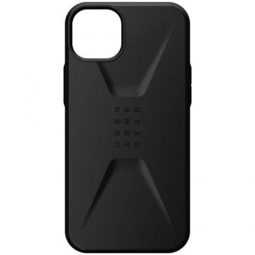 Protectie Spate UAG Civilian Series pentru iPhone 14 Plus (Negru)