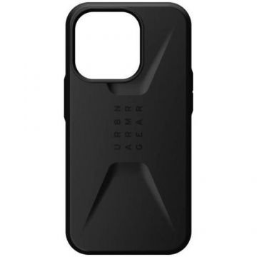 Protectie Spate UAG Civilian Series pentru iPhone 14 Pro (Negru)