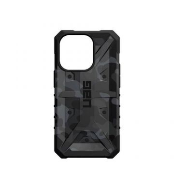 Protectie Spate UAG Pathfinder SE compatibila cu iPhone 14 Pro (Negru)
