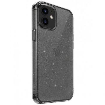 Protectie Spate Uniq LifePro Tinsel Glitter pentru iPhone 12 Mini (Gri)