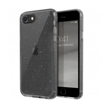 Protectie Spate Uniq LifePro Tinsel Glitter pentru iPhone 7/8/SE 2022 (Gri)