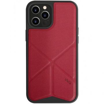 Protectie Spate Uniq Rigor pentru iPhone 12 Pro Max (Rosu)