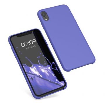 Husa Kwmobile pentru Apple iPhone XR, Silicon, Albastru, 45910.234