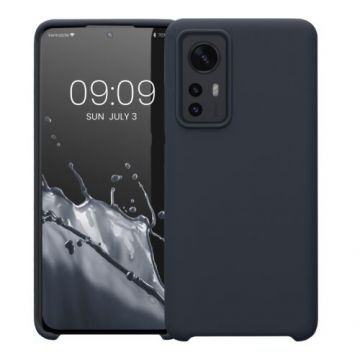 Husa Kwmobile pentru Xiaomi 12/12X, Silicon, Albastru, 56210.186