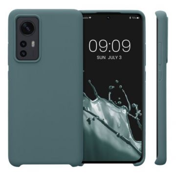 Husa Kwmobile pentru Xiaomi 12/12X, Silicon, Verde, 56210.171