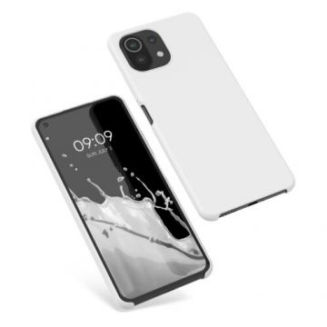 Husa Kwmobile pentru Xiaomi Mi 11 Lite 5G/11 Lite 5G NE, Silicon, Alb, 54730.02