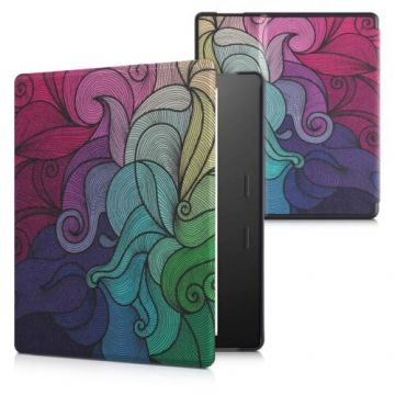 Husa pentru Amazon Kindle Oasis 10, Kwmobile, Multicolor, Piele ecologica, 49417.08