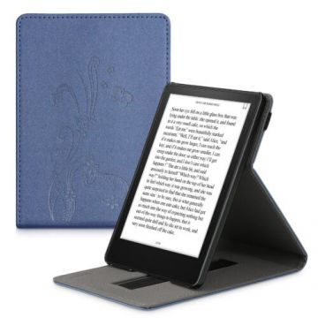 Husa pentru Amazon Kindle Paperwhite 11, Kwmobile, Albastru, Piele ecologica, 56264.08