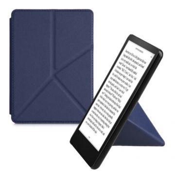 Husa pentru Amazon Kindle Paperwhite 11, Kwmobile, Albastru, Piele ecologica, 57158.17