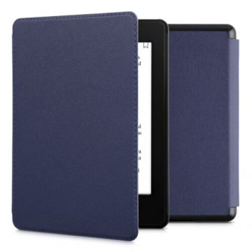 Husa pentru Amazon Kindle Paperwhite 11, Kwmobile, Albastru, Piele ecologica, 57159.17