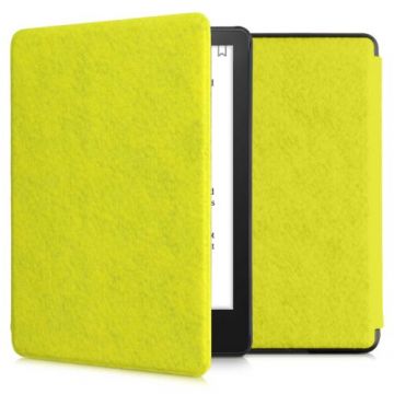 Husa pentru Amazon Kindle Paperwhite 11, Kwmobile, Galben, Textil, 56259.06