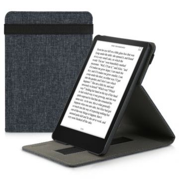 Husa pentru Amazon Kindle Paperwhite 11, Kwmobile, Gri, Textil, 57161.19