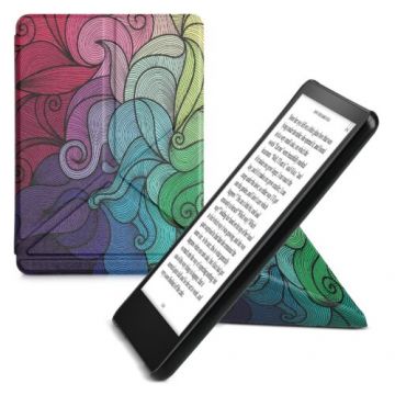 Husa pentru Amazon Kindle Paperwhite 11, Kwmobile, Multicolor, Piele ecologica, 57764.01