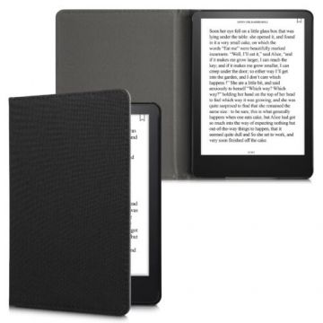Husa pentru Amazon Kindle Paperwhite 11, Kwmobile, Negru, Textil, 57160.01