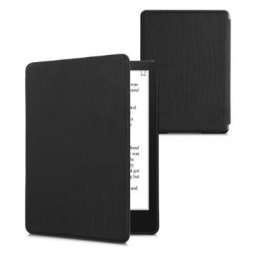 Husa pentru Amazon Kindle Paperwhite 11, Kwmobile, Negru, Textil, 57811.01