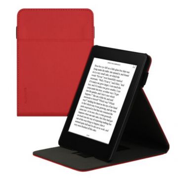 Husa pentru Amazon Kindle Paperwhite 11, Kwmobile, Rosu, Piele ecologica, 56263.09