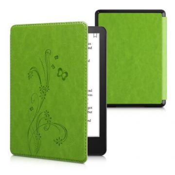 Husa pentru Amazon Kindle Paperwhite 11, Kwmobile, Verde, Piele ecologica, 56256.42