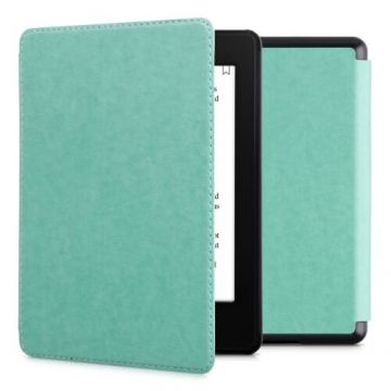 Husa pentru Amazon Kindle Paperwhite 11, Kwmobile, Verde, Piele ecologica, 57159.71