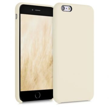 Husa pentru Apple iPhone 6 Plus/iPhone 6s Plus, Silicon, Crem, 40841.210