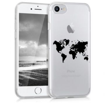 Husa pentru Apple iPhone 8/iPhone 7/iPhone SE 2, Silicon, Negru, 39466.39