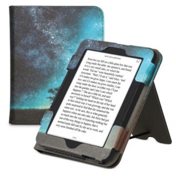 Husa pentru Barnes & Noble NOOK Glowlight 4, Kwmobile, Multicolor, Piele ecologica, 58676.02